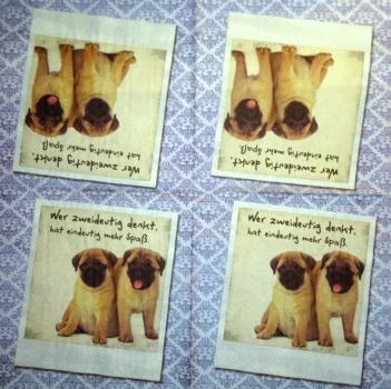 HUN-121 Dogs - 3-ply - Wer zweideutig denkt...